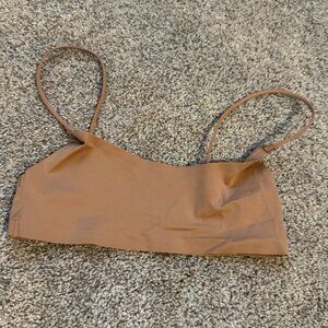 Skims size xxs tan bralette smooth shapewear